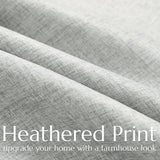 100% verduisteringsgordijnen, ondoorzichtig thermogordijn voor slaapkamer woonkamer, warmte-geïsoleerde volledig licht blokkerende gordijnen, back tab-raambehandelingen, grijs, 210 x 130 cm (h