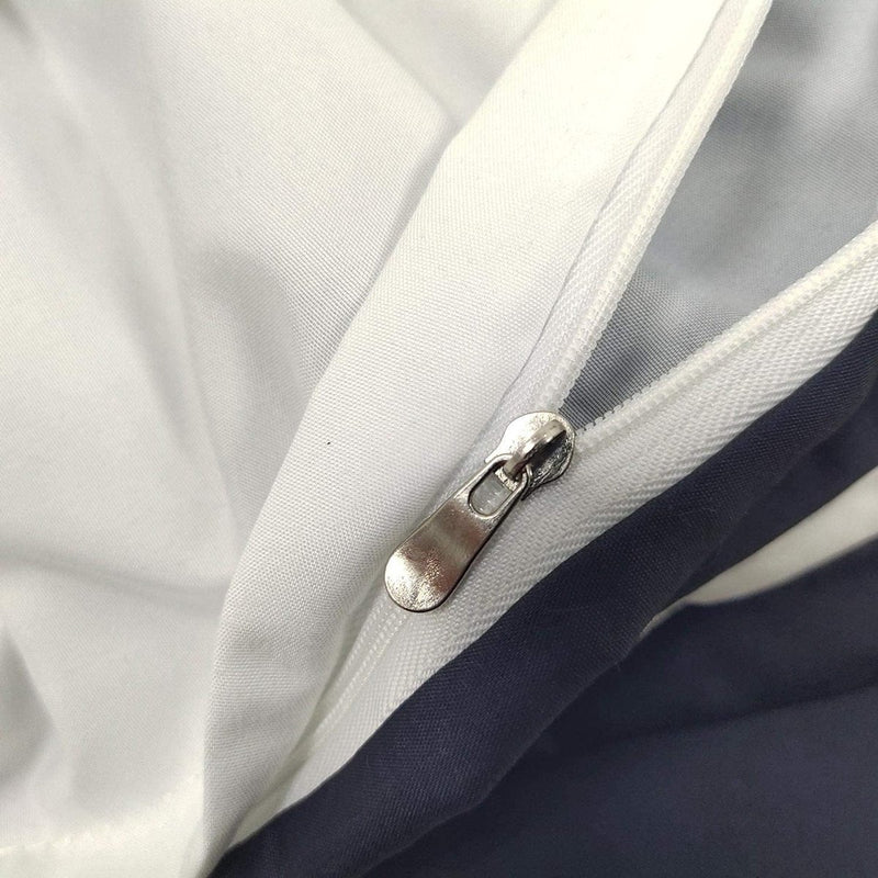 Voetbalbeddengoed, 135 x 200 cm, voor kinderen, jongens, tieners, sportdekbedovertrekset voor eenpersoonsbed, modern bedrukte dekbedovertrekken met ritssluiting en kussensloop van 80 x 80 cm