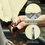 Winterbescherming voor planten, set van 2, 120 x 180 cm, vorstbeschermende plantendekens als winterbescherming, met ritssluiting voor boompalmen, balkonplanten, kaptent, ademend