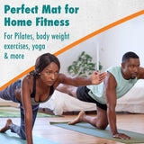 Fitnessmat - Dikke premium yogamat - 183 cm lengte x 60 cm breedte x 1,2 cm (12 mm) - Multifunctioneel gebruik - Perfect voor yoga, pilates, gym, sit-ups en stretching.