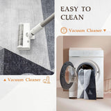 Modern woonkamertapijt, wasbaar, laagpolig tapijt, slaapkamer, wollig, antislip, tapijt, eetkamer, tapijt, geometrisch tapijt, 200 x 300 cm, grijs