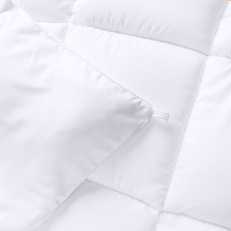 200 x 220 cm, microvezeldekbed voor comfort het hele jaar door, extreem zacht dekbed (wit)