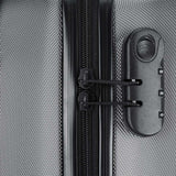 reiskoffer rolkoffer trolley, grijs, handbagage