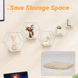 Wandplank wit metaal set van 5 planken wanddecoratie hangplank zolder wandplanken wandplank wit voor wanddecoratie in woonkamer, slaapkamer, badkamer, café en hotel