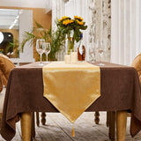 Tafelloperlinnen Hoogwaardige tafelloper Tafellinnen Effen Easy Care-collectie Tafelloper Glanslook Tafelloper