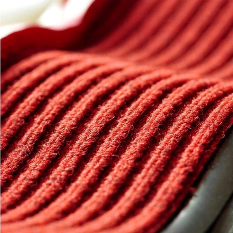 Vloerloper, 90 x 300 cm, antislip, voetmat, vuilloper met antislip achterkant, vuilmat, ingangsmat, deurmat, tapijtloper voor ruimtes, gangen, entrees, rood