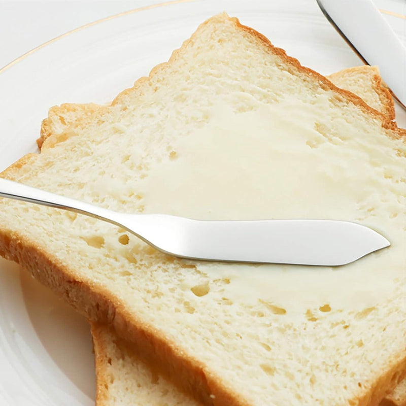 4-delige botermessenset, roestvrijstalen botersmeermessenset, 15 cm, kaasspatelset, sandwichkruidenjamspatel voor keuken, restaurant