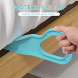 2 stuks matrasheffer, ergonomische matraswigheffer, huishoudelijke matrasheffer, matrashulpmiddel voor snelle vervanging van het laken (cyaan)