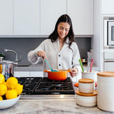 Keuken gadgets Set van 4 - (spatel siliconen, soeplepel, schuimlepel, spaghettilepel) keukengerei, spatel kunststof, pollepel, schuimspaan, spaghetti lepel, keukenhulp