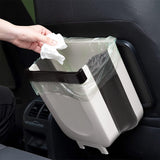 Opvouwbare vuilnisemmer, 9 liter, hangende plastic afvalemmer voor keuken, auto, badkamer, woonkamer, slaapkamer