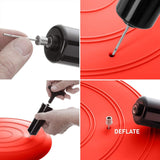 Comfort Balkussen, inclusief pomp; diameter: 33 cm; met noppen; balanskussen geschikt voor fitnesstraining, revalidatie, houdingscorrectie en evenwichtsoefeningen.