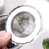 Afvoerzeef roestvrij staal roestvrij set van 2, 11,5 cm haarzeef douche, gootsteenzeef voor keuken