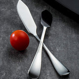 4-delige botermessenset, roestvrijstalen botersmeermessenset, 15 cm, kaasspatelset, sandwichkruidenjamspatel voor keuken, restaurant