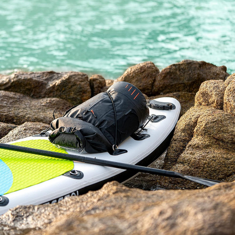 Blackace arteesol Waterdichte rugzak, droogzak, 20 l, 30 l, 40 l, 45 l, waterdichte rugzak, plunjezak, waterdicht, voor kajak, kano, camping, trekking, wandelen, zeilen of andere watersporten, zwart,