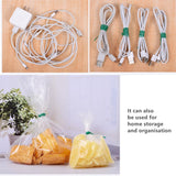 Tuindraad, 200 m, binddraad, plantendraad met afsnijapparaat, bloemdraad, groen, voor planten, binddraad, met kunststof ommantelde draad, groen, voor plantensteun