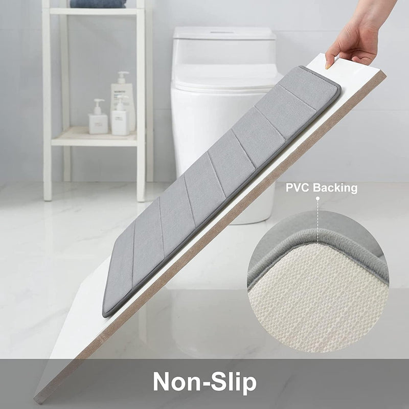 traagschuim antislip standaard badmatten zacht, waterabsorberend toilet badkamer tapijt wasbaar badmat, 50x60cm