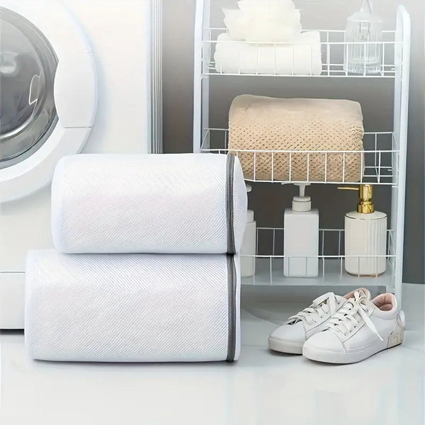 2 stuks premium waszakken voor schoenen - Sneaker mesh waszak voor het reinigen van schoenen - 21x32cm