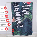 Strandhanddoeken, microvezel, groot, licht en dun, draagbare, sneldrogende saunahanddoek, badhanddoek, voor strand, reishanddoek, sauna (160 x 80 cm)