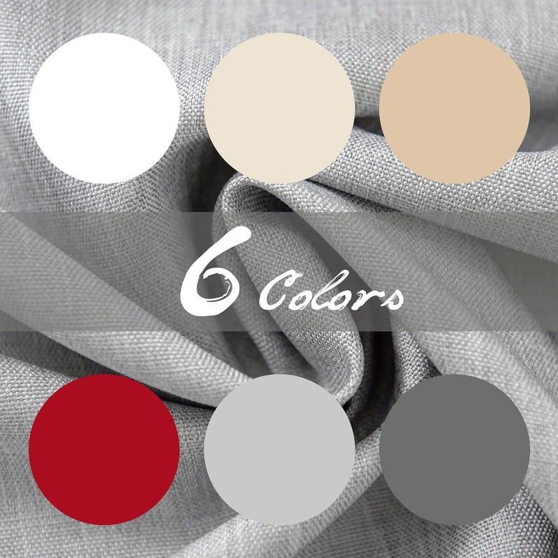 Tafelkleed in linnenlook, onderhoudsarm, afwasbaar, vuilafstotend, in diverse kleuren en maten, lichtgrijs, rechthoekig 130 x 220 cm