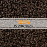 Deurmat voor voordeur, binnen en buiten, deurmat, voor entrees, schoonmaakmat, antraciet-zwart