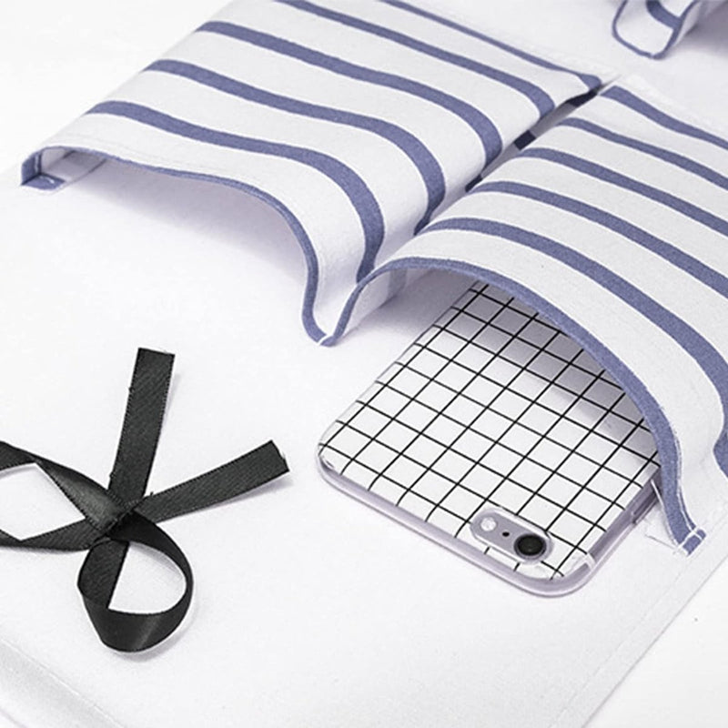 2 stuks hangende organizers voor deur, hangende opbergtas, entree garderobe, gebruiksvoorwerpentas hangend, kan in slaapkamer, woonkamer, kantoor, keuken, badkamer worden gebruikt (blauw)