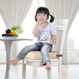 Zitverhoging voor baby's, draagbaar zitkussen, design voor kinderen (grijs/beige)