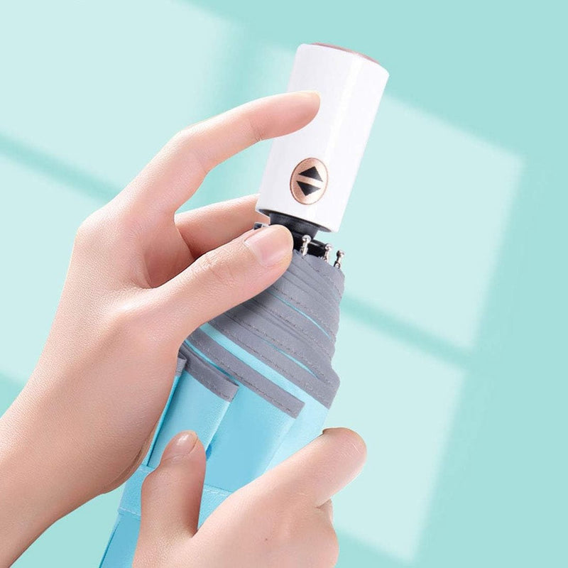 Paraplu voor kinderen, automatisch, zakparaplu voor kinderen, met reflecterende strepen, waterafstotend en stabiel, 8 ribben, voor meisjes en jongens, 450 g, #4