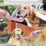 Hondendrinkfles, 550 ml, opvouwbare waterfles voor honden, draagbare drinkfles voor honden, waterbak voor huisdieren, lekvrij, waterdispenser voor honden voor wandelen, reizen en kamperen,