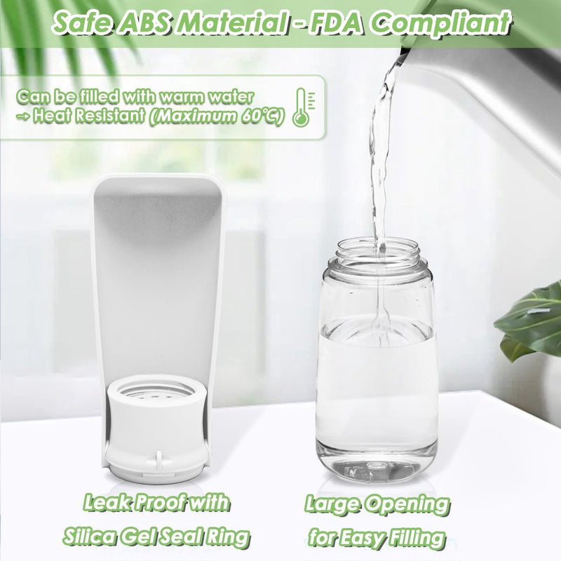 Waterfles voor honden, 550 ml, opvouwbare hondendrinkfles, draagbare drinkfles voor honden voor onderweg, waterbak voor huisdieren, lekvrij, waterdispenser voor honden, wandelen, reizen en