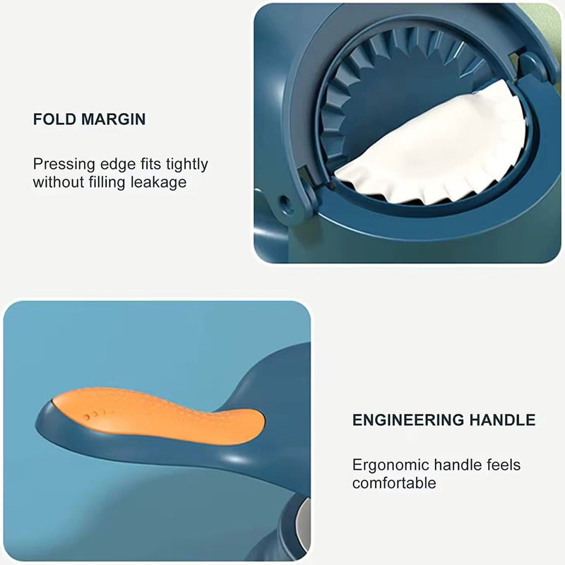 MT Kitchen - 2-in-1 Dumpling maker | Ravioli maker - Groen