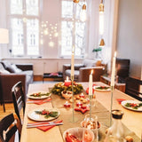 Kaarshouder, kaarshouder, gouden kaarslicht taper kaars, decoratieve kaarshouder van hoog metaal voor feest, bruiloft, diner, kerstdecoratie, 3 stuks