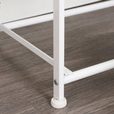 ladekast met 4 laden, organisatorisch meubilair, textiel opbergkast voor slaapkamer, woonkamer of - kleine ladekast met beige, 45 x 30 x 94 cm