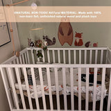 Mobiele houder van hout voor luiertafel, mobiele houder, wit, mobiele houder, draaibaar, wolkendesign voor bed, hangende bedbel, kinderbed, box, doe-het-zelf, decoratief artikel