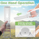 Waterfles voor honden, 550 ml, opvouwbare hondendrinkfles, draagbare drinkfles voor honden voor onderweg, waterbak voor huisdieren, lekvrij, waterdispenser voor honden, wandelen, reizen en