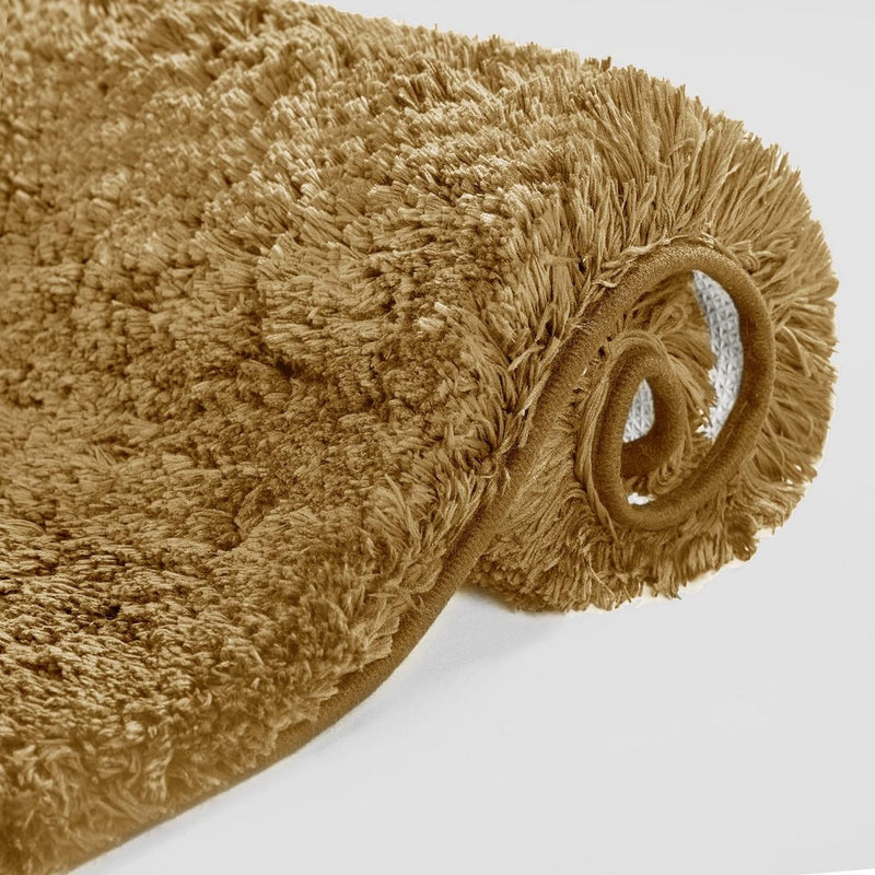 Badmat, wasbaar, badmat, antislip, absorberend, microvezel, badmat voor douche, bad en toilet, 50 x 80 cm, taupe, 1 stuk
