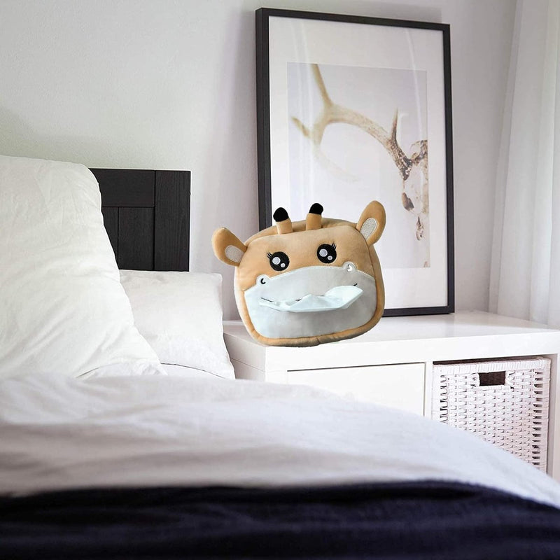 Tissuedoos voor tissues, tissuedoos van pluche, voor thuis, slaapkamer, creatieve tissuedoos, zakdoekdispenser, zakdoekhouder voor auto, voor kantoor, keuken, badkamer, woonkamer, auto enz.