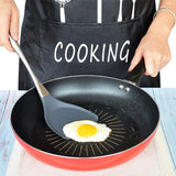 Wokspatel en pollepel, Wokaccessoires, Keukengereiset, 34cm Spatel voor Wok, Chinese Wokgereedschapset, 304 roestvrij staal (grijs)
