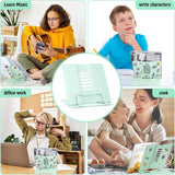 Boekenstandaard, metaal, verstelbare boekenhouder, leesstandaard, boekensteun voor kinderen, voor het vasthouden van spreekontwerpen