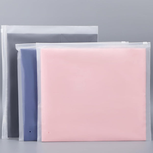 Zip Bags Kleding, 50 stuks 35 x 30 cm Zip Bags, Groot, Reistas, Kleding, Plastic Zak met Rits voor kleding, Handdoeken, Documenten, Reisaccessoires