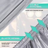 Universele auto-SUV-hoes, geschikt voor alle soorten grote auto's zoals SUV's, 4x4 bestelwagens, minivanfamilies, PEVA-materiaal, grote autohoes