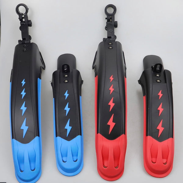 Steekspatbordenset voor en achter, universeel voor mountainbike, mountainbike, racefiets, snelspanner, geschikt voor fietsen van 20-29 inch