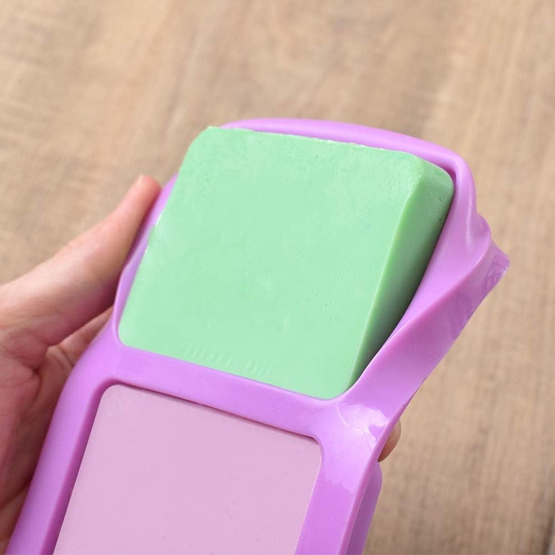 Vierkante siliconen bakvorm, 3D-siliconenvorm voor het bakken van moussecake, dessert 2 stuks