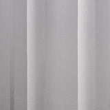 Voile gordijnen met kleurverloop, transparant gordijn, kort, tule gordijn met oogjes, in zwart-wit, kleurverloop, 160 x 140 cm (h x b), modern, voor kinderkamer, woonkamer, slaapkamer, set van