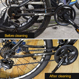 Fietsreinigingsborstel Fietskettingreiniger Kit Reinigingsborstelgereedschap voor fietsketting Crankband Kettingblad Fietsen Hoekvlek Geschikt