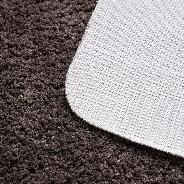 Vloerkleed, badmat, antislip, absorberend, voor woonkamer, slaapkamer, badkamer, 70 x 120 cm, bruin