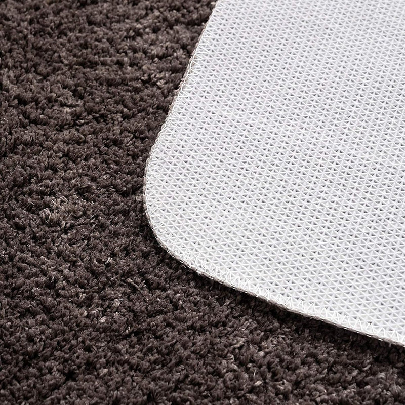 Vloerkleed, badmat, antislip, absorberend, voor woonkamer, slaapkamer, badkamer, 70 x 120 cm, bruin