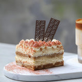 Siliconen Kant Fondant Mallen, Siliconen Kant Mat voor Taart Decoratie, Siliconen Mal Vellen voor Fondant, Chocolade, Suikerpasta, Boter (4 Gaten Raster)