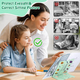 Boekenstandaard, metaal, verstelbare boekenhouder, leesstandaard, boekensteun voor kinderen, voor het vasthouden van spreekontwerpen