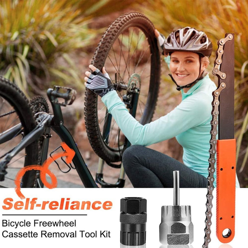 Fiets kettingzweep, tandwieltrekker, cassettetrekker, tandwielverwijderaar, fietsset, verwijderingsgereedschap, tandkrans-trekker, gereedschapsset voor 6, 7, 8, 9, 10, 11-voudige cassettes