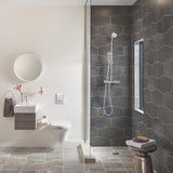 toiletpapierhouder met deksel, chroom, zilver